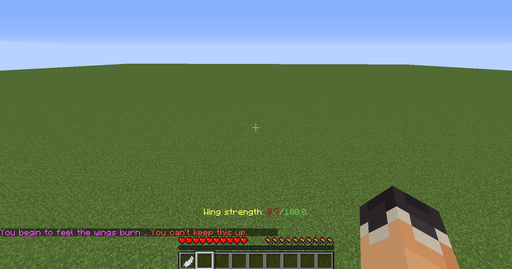 Exhausting wing stamina